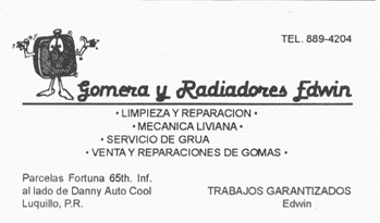 targeta gomera y radiadores edwin.gif (18168 bytes)